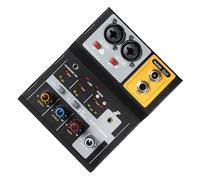 2 Channel Mixing Console Low Noise Processing Bidirectional USB Auditory Mixer Studio Grade Auditory Mixer