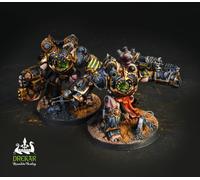 2 Chaos Obliterators warhammer 40K Black Legion COMMISSIONE dipinto