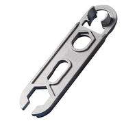 2. Chiave da bagno professionale a 16 funzioni, compatta e resistente, in alluminio, per la manutenzione degli spazi ristretti e l'impianto idraulico della doccia