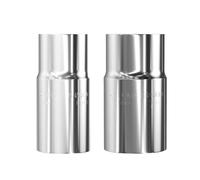 2 chiavi a bussola per pneumatici in lega di acciaio, a doppia faccia, 17/19 mm e 21/23 mm, strumento di rimozione dei dadi delle ruote dell'auto per spazi ristretti