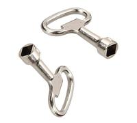 2 chiavi a bussola quadrate, chiave universale per armadio a 4 punti, rubinetto in metallo, rubinetto esterno, chiave di sfiato per riscaldamento, radiatore, contatore di corrente