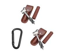 2 chiavi a coclea a mano per punte da trapano per legno per la lavorazione del