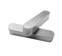 2 chiavi piatte in acciaio al carbonio da 8 mm di larghezza, perni for chiave tipo A, estremità arrotondata, spessore 7 mm, lunghezza da 12 mm a 40 mm(32mm)