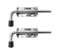 2 chiavistelli a molla da 128 mm, robusti in acciaio inox 304 per cancello del patio, capannone, rimorchio,