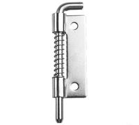 2 chiavistelli a molla per cerniere di ante e armadietti, realizzati in acciaio inossidabile per una maggiore sicurezza e una chiusura solida (L destra)