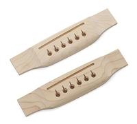 2 Chitarra Folk In Acero Duro Secondo Il Codice Universale Del Ponte Per Tirare La Tavola Delle Corde Parti di chitarra Ponte