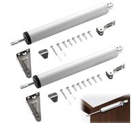 2 chiudiporta automatico, smorzatore per porte con chiusura morbida, chiudiporta da giardino, silenzioso, chiudiporta per porte di tempesta e porte in legno