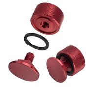 2 chiusure per casco da saldatura, fibbie a sgancio rapido per cappe da saldare, colore rosso
