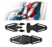 2 cinghie anti fuga per seggiolino auto, clip di sicurezza per seggiolini auto per neonati e bambini impediscono ai bambini di togliere le braccia dalle cinghie garantiscono sicurezza, regolabile e