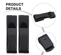 2 cinghie con fibbia Molle per zaini e cinture in nylon, comoda clip per gestire le cinghie in eccesso (38 mm)