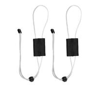 2 cinghie elastiche elastiche per la copertura del pesce trovatori di pesce, si adattano saldamente fino a 45,7 cm schermo grafico da pesca cinghia di copertura regolabile Bungee