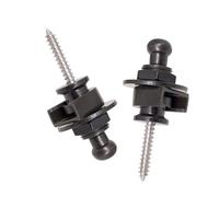 2 cinghie per chitarra, serrature antislip tasti in metallo, tasti per chitarra elettrica e basso