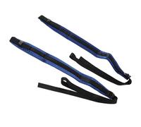 2 cinghie per fisarmonica, regolabili, in velluto e nylon, spallacci a fisarmonica