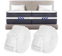 2 cinghie per materasso matrimoniale 10 m ponte per letto matrimoniale, cinghia per letti singoli, kit convertitore letto matrimoniale a king size, supporto per materasso, per soggiorni e riunioni di