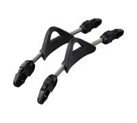 2 cinghie per pinne a molla, in acciaio inox 304, antiscivolo, di ricambio, per pinne Mares, accessori in gomma EPDM blu (S nero)