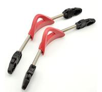 2 cinghie per pinne a molla, in acciaio inox, antiscivolo, per pinne Cressi, Mares (M rosso)
