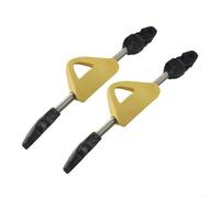 2 cinghie per pinne in acciaio inox per snorkeling e immersioni, antiscivolo, adatte per la maggior parte delle pinne in acciaio inossidabile 304 EPDM/TPR (Mares Aqualung) XS - L (giallo)