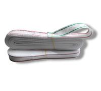 2 Cintino per tapparelle avvolgibili 20 mm bianco e rosso per porte e finestre resistente 2 pezzi (2, 7,5 Mt (per Balconi))