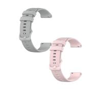 2 cinturini compatibili con Withings ScanWatch Light 37 mm cinturini sportivi impermeabili di ricambio in silicone per orologio ScanWatch Light 37 mm