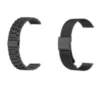 2 cinturini compatibili con Withings ScanWatch Light 37 mm, cinturino in rete da 18 mm, cinturino di ricambio in acciaio inox