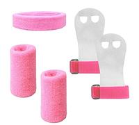 2 Cinturini da Polso con Presa per Ginnastica Sportiva con 2 Cinturini la Protezione del Polso, 1 Fascia Lo Sport, Protezione l'impugnatura, impugnature Ginnastica Bambini,Ginnastica Tennis