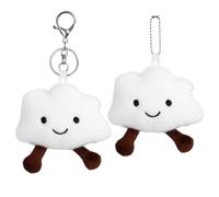 2 Ciondoli Per Borse In Peluche A Forma Di Nuvola, Portachiavi Creativi A Forma Di Nuvola, Portachiavi Personalizzati, Ciondoli Per Borse Per Ragazze, Graziose Decorazioni Per Borsette