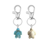 2 Ciondoli Per Tartarughe, Ciondoli Per Animali Creativi, Portachiavi Con Ciondoli Per Tartarughe, Portachiavi Carini Per Tartarughe, Ciondoli Per Borse Interessanti