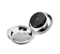 2 ciotole in acciaio inox per utensili da 7,6 cm, 10,2 cm, 15,2 cm, per organizzare piccoli contenitori di piccole parti hardware