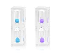 2 Clessidre Per Bambini, Clessidra Timer Spazzolino Da Denti, Timer Clessidra 3 Minuti, Clessidra Colorata, Decorazione Creativa Clessidra Per Camera Da Letto