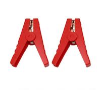 2 clip da 150 A per caricabatterie da auto, denti rivestiti in rame isolato, morsetti resistenti da 95 mm con presa forte e connessione affidabile (nero)