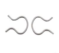 2 clip di fissaggio per maniglia per finestrino auto, 4138439, clip di fissaggio in metallo per maniglia della porta dell'auto, clip in metallo adatta per 4138439/11100222