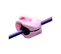 2 clip per canna da pesca per accoppiamento e trasporto di sicurezza, con corpo in ABS e imbottitura antigraffio (2 pezzi rosa)