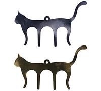 2 clip per libri di musica con gatti, supporto per pagine di spartiti per pianoforte, graziose clip in ferro con superficie liscia a specchio, presa per musicisti, regalo