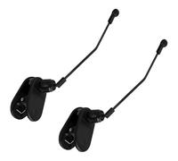 2 clip per spartiti musicali per pianoforte, in plastica nera, supporto per spartiti musicali, clip regolabile per libri, mantiene le pagine aperte, accessori per pianoforte a mani libere