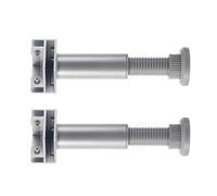 2 clip regolabili per fioriere con base girevole e resistenti fibbie in lega di alluminio