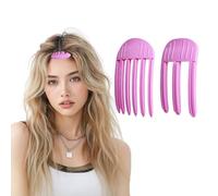 2 clip volume per capelli, clip volume per capelli, molletta per capelli, clip per capelli, clip per capelli, clip per capelli, volume piatto, clip per parrucchieri, per scoppi soffici (rosa)