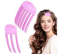 2 clip volumizzanti per l'attaccatura dei capelli (rosa), clip volume per capelli, clip volume, pettine volume per capelli, per capelli volumi, clip volume, clip volume per capelli