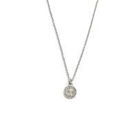 2 Collana San Benedetto Metallo Argento con Catenina. È una delle medaglie più antiche della cristianità, e coloro che la portano credono che abbia potere contro il Male.