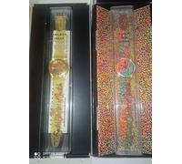 2 COLLECTOR SWATCH SPECIAL 1991 92 #1 GZ115 GOLDEN JELLY- #2 GZ121 LOTS OF DOTS