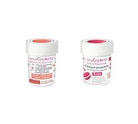 2 coloranti alimentari in polvere - corallo-rosa