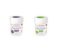 2 coloranti alimentari in polvere - verde-viola