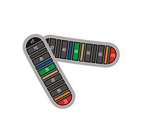 2 colori che cambiano temperatura adesivo per caffè latte brocche in metallo, bastone termometro striscia fino a 70 ° C, striscia adesiva termometro, tester temperatura acqua bollitore tazza per