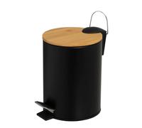[2 COLORI] Pattumiera Cestino Bagno e Cucina a Pedale 3 Litri Estraibile 17x22cm
