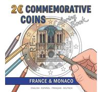 2€ Commemorative Coins - Coloring Book: France & Monaco