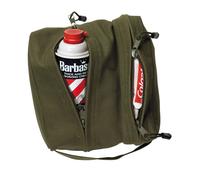 2 Compartment Travel Shave Kit Olive