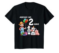 2 Compleanno Bambini & Fattoria - Regalo Di 2 Anni Maglietta