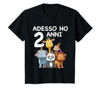 2 Compleanno Bambini & Zoo - Regalo Di 2 Anni Maglietta