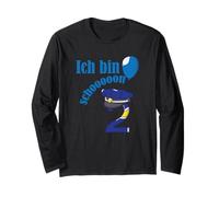 2° Compleanno Ragazzi Bambini Polizia Maglia a Manica