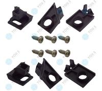 2 Completi You.S Originale Ricambio Supporto Fari Ant. Sinistra Destra per VW