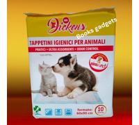 3 Conf. (30 Tappetini) Mr Dickens Tappetino Igienici Animali Cani Gatti 60x90cm